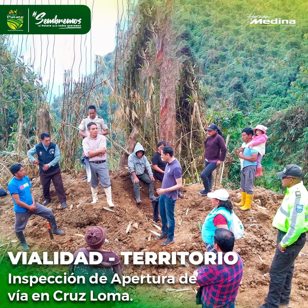 INICIA LA PRIMERA ETAPA EN LA APERTURA VIAL EN CRUZ LOMA ALTO