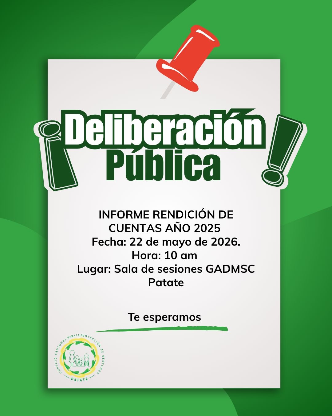 DELIBERACION PUBLICA CCPD