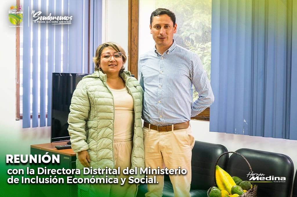 REUNIÓN CON LA DIRECTORA DEL DISTRITO METROPOLITANO DE QUITO DEL MINISTERIO ECONÓMICO Y SOCIAL (MIES)